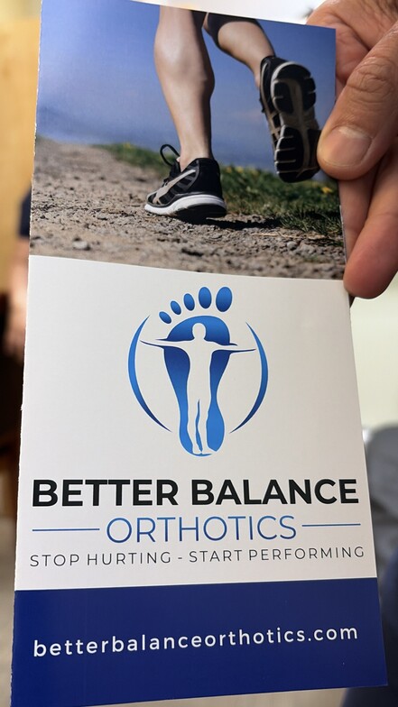 The logo for Better Balance Orthotics